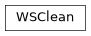 Inheritance diagram of radiotools.cleaning.clean.WSClean